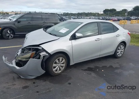 2016 Toyota Corolla Le from USA, damaged, VIN 2T1BURHE8GC535529